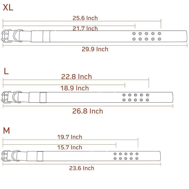 2-Inch Wide Heavy-Duty Tactical Nylon Dog Collar for Large Breeds with Metal Buckle