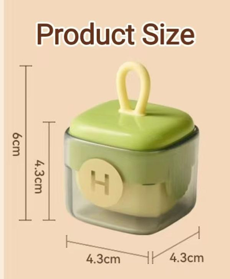 Mini Lint Roller - Reusable Portable Washable Square Sticky Lint Roller Pet Hair Remover Clothes Cleaning Tools Travel Size Dustproof Roller Ball