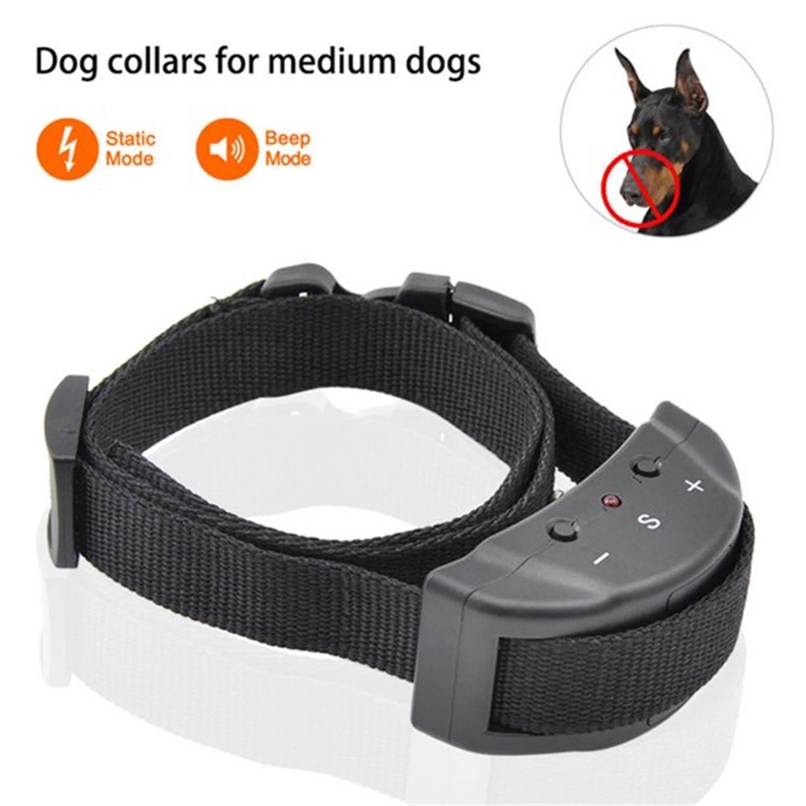 Automatic Anti-Bark Control Collar for Dogs - Suitable for Large, Medium, and Small Breeds