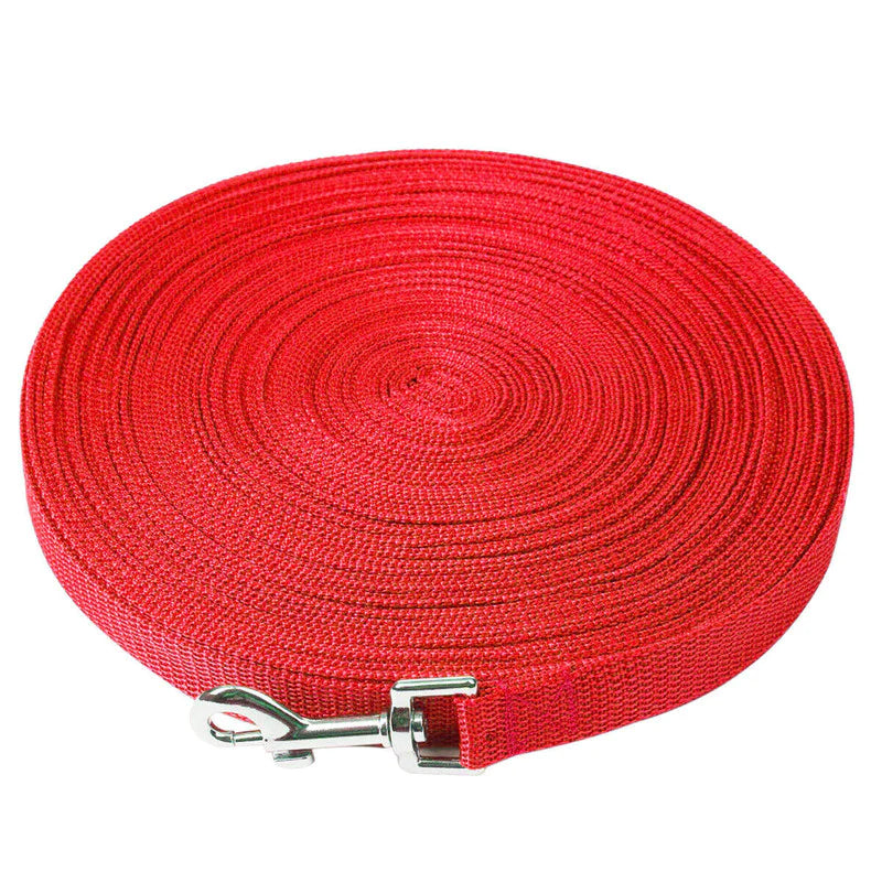 Long Dog Training Leash for Obedience and Recall - Available in 6, 15, 23, 33, 50, and 100 Feet