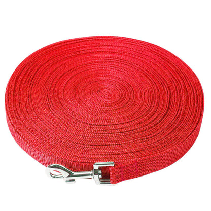 Long Dog Training Leash for Obedience and Recall - Available in 6, 15, 23, 33, 50, and 100 Feet