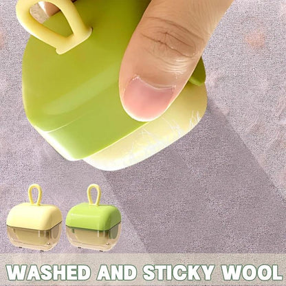Mini Lint Roller - Reusable Portable Washable Square Sticky Lint Roller Pet Hair Remover Clothes Cleaning Tools Travel Size Dustproof Roller Ball