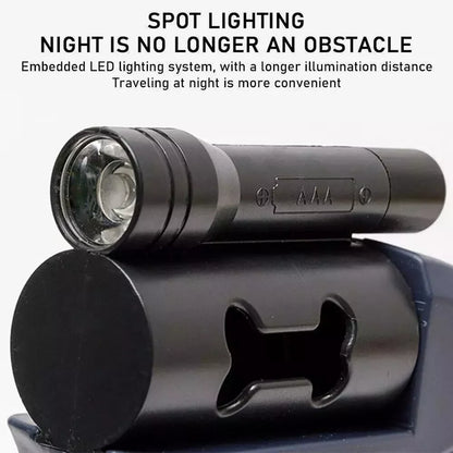 Dual Pet Retractable Leash with Reflective Features and 360° Swivel for Walking Two Dogs