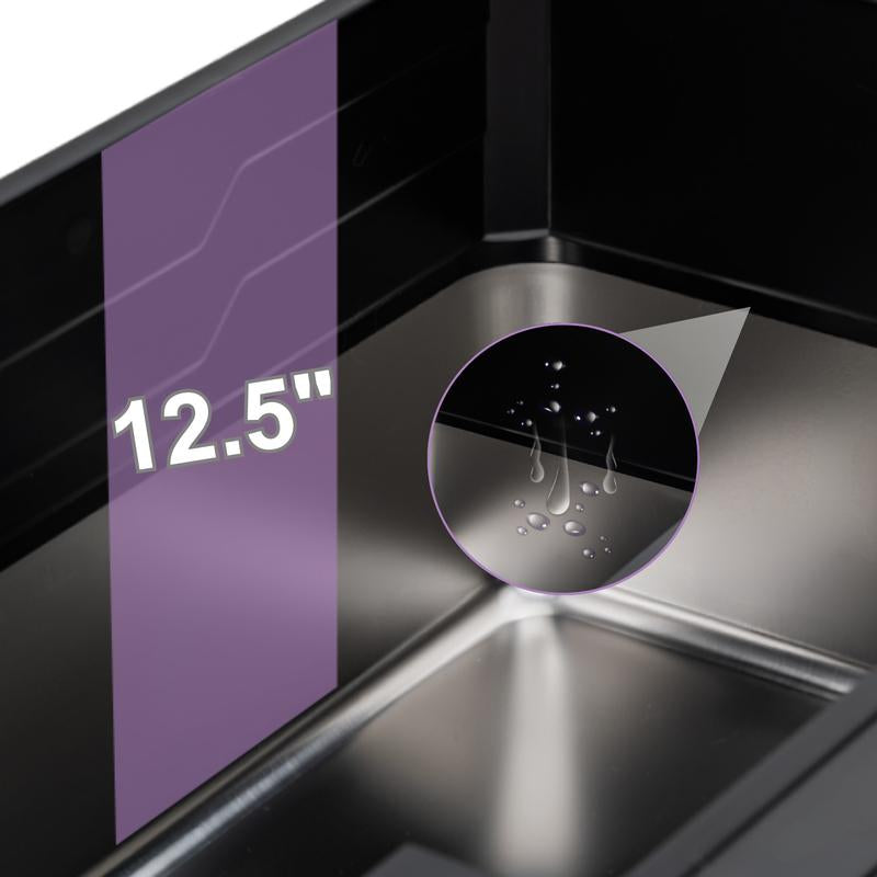 XXL Stainless Steel Cat Litter Box with High Side, Leak-Proof Design, Great for Big Cats & Multi-Cat Family