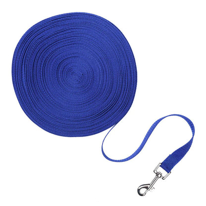 Long Dog Training Leash for Obedience and Recall - Available in 6, 15, 23, 33, 50, and 100 Feet