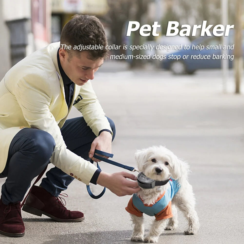 Automatic Anti-Bark Control Collar for Dogs - Suitable for Large, Medium, and Small Breeds