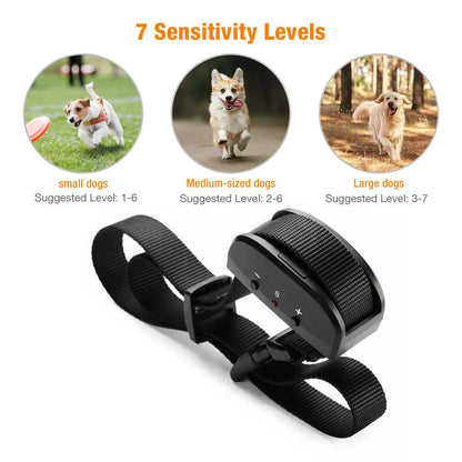 Automatic Anti-Bark Control Collar for Dogs - Suitable for Large, Medium, and Small Breeds